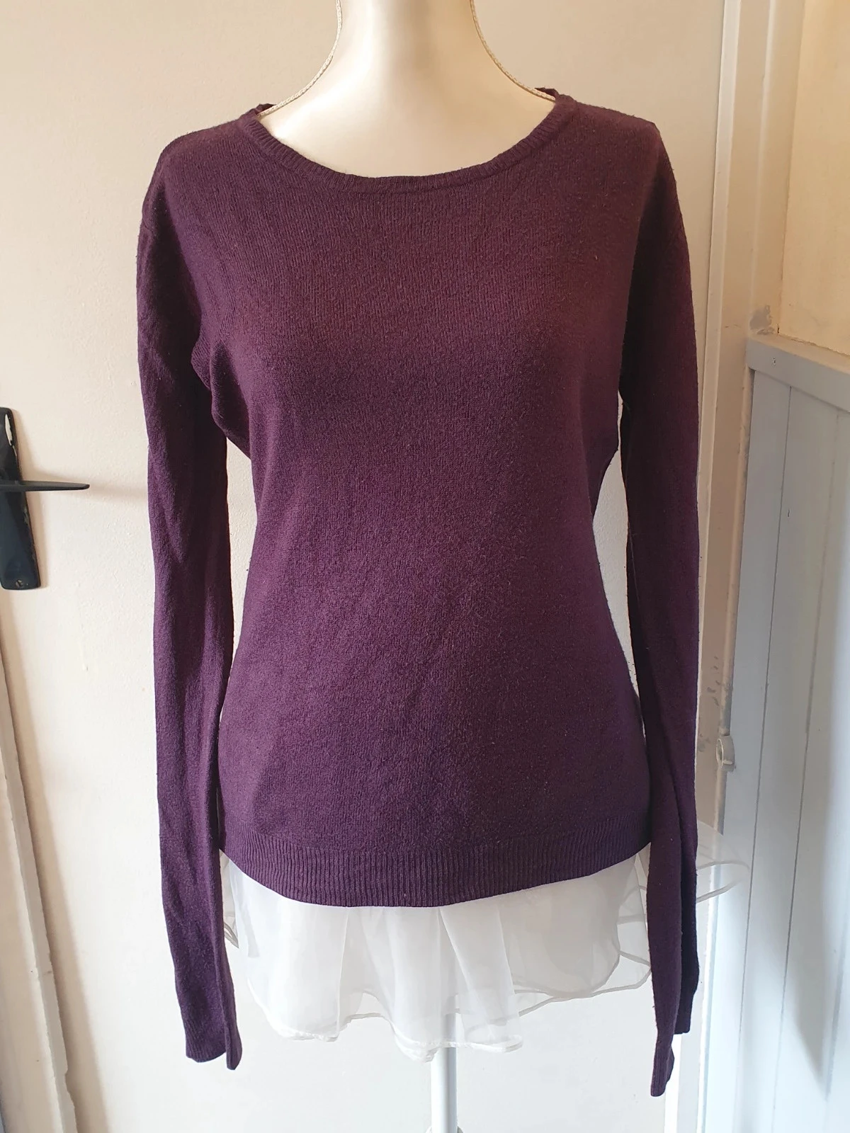 💜Pull femme violet taille L